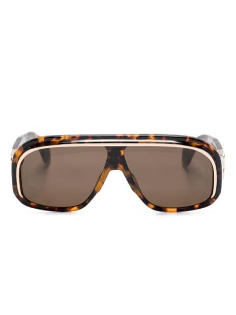 tortoiseshell pilot-frame sunglasses by PALM ANGELS EYEWEAR