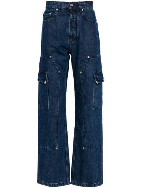 Frame straight-leg cargo jeans by PALM ANGELS