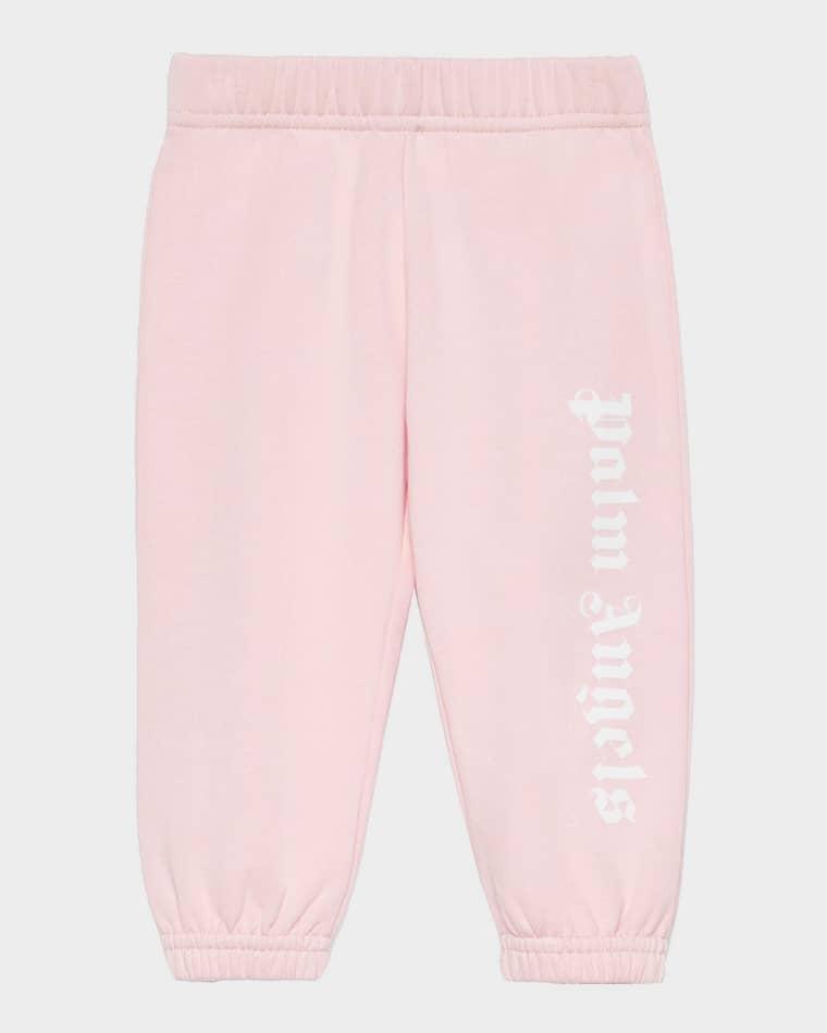Girl's Overlogo Cotton Sweatpants, Size 3M-36M by PALM ANGELS