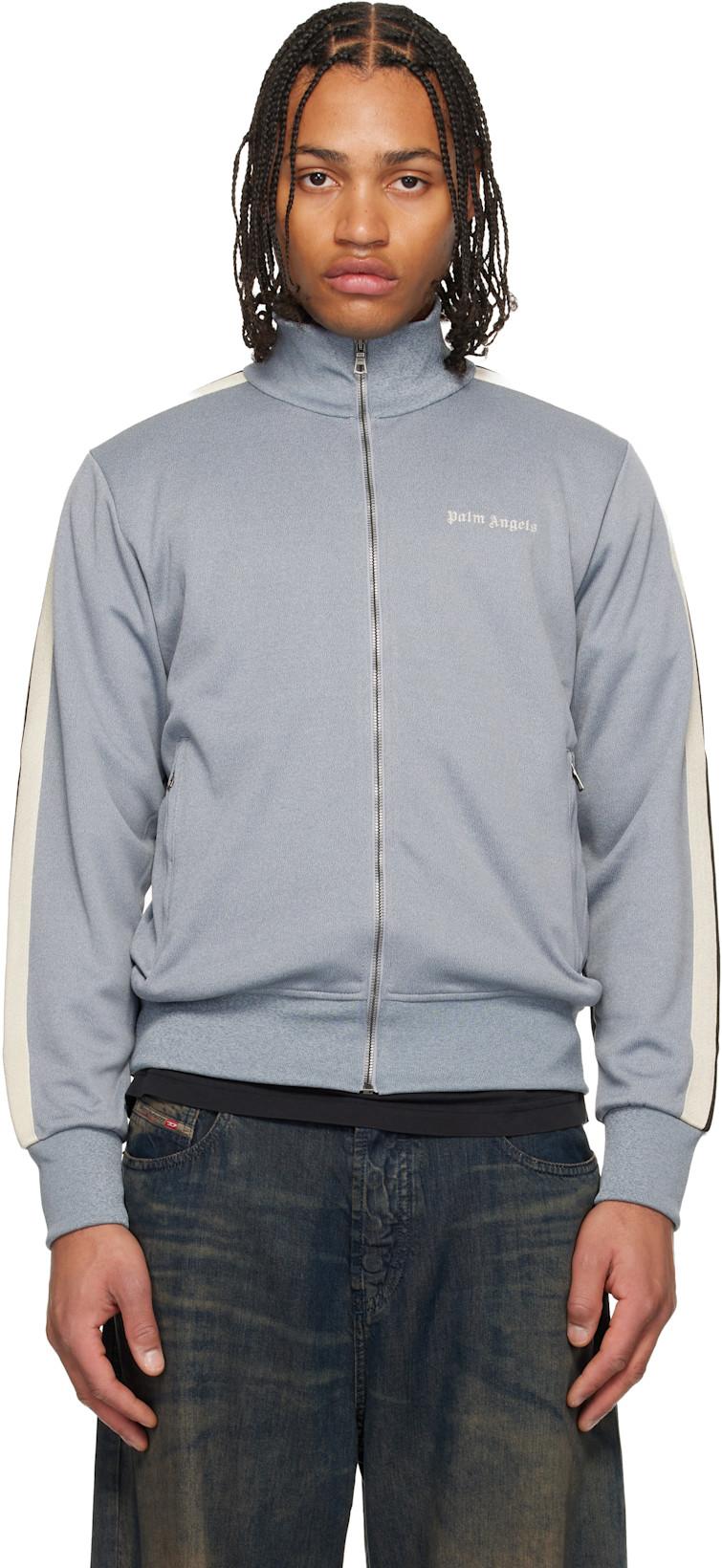 Gray Classic Logo Track Jacket by PALM ANGELS