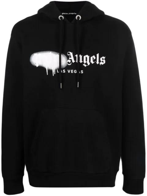 Las Vegas sprayed-logo hoodie by PALM ANGELS