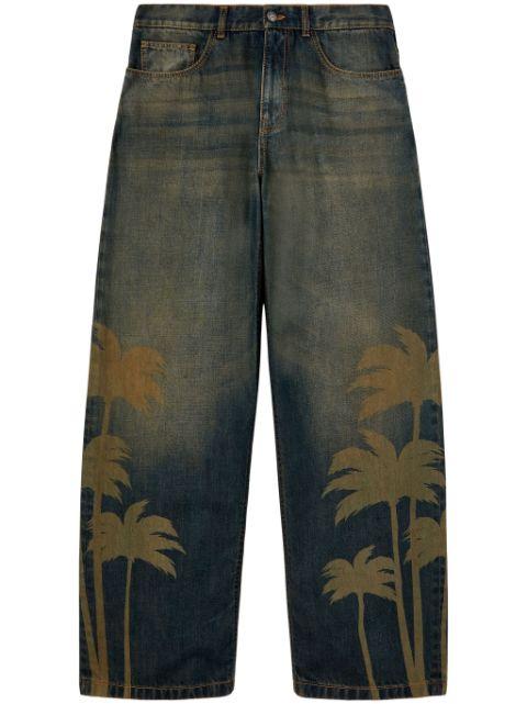 Laser Pamls jeans by PALM ANGELS