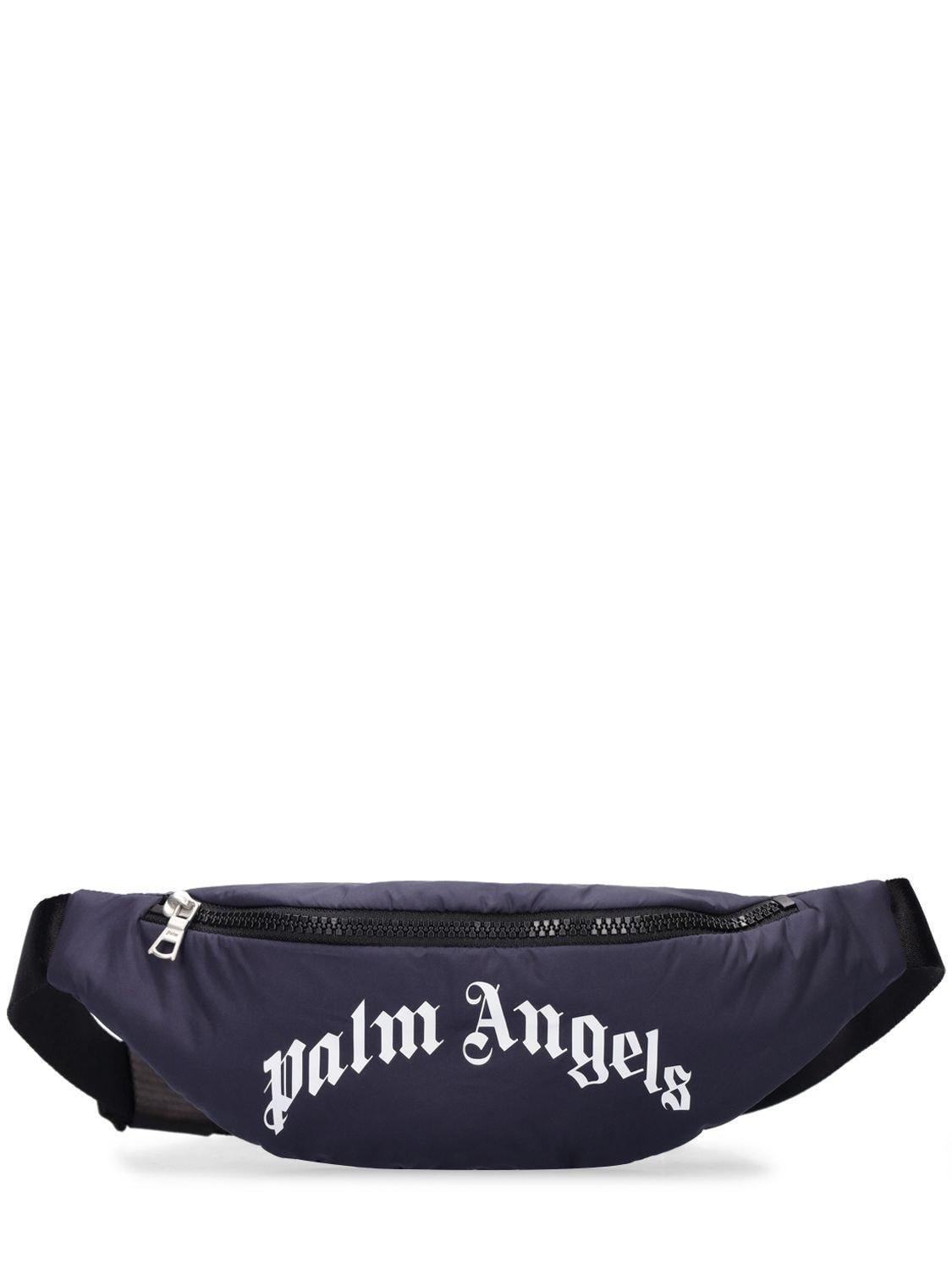Logo Print Nylon Belt Bag by PALM ANGELS