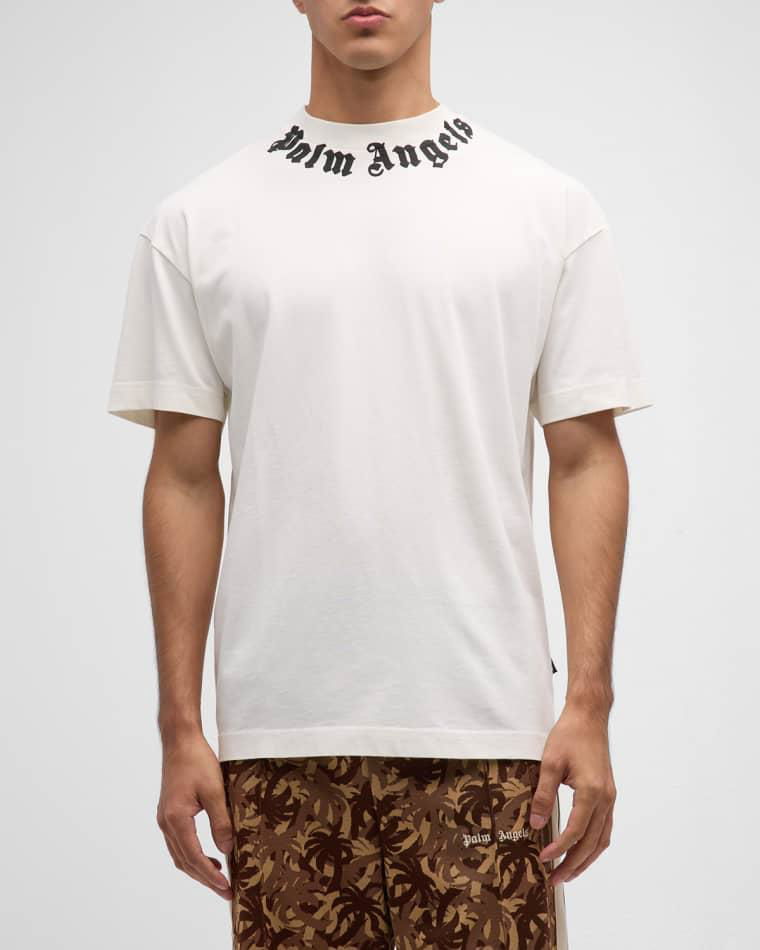 Men's Neck Logo T-Shirt by PALM ANGELS
