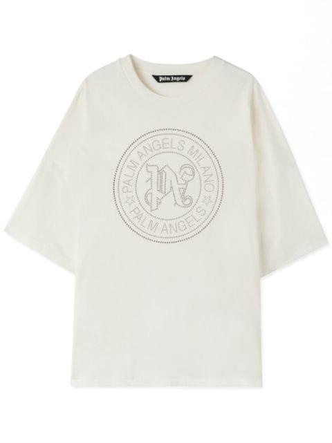 Milano studded T-shirt by PALM ANGELS