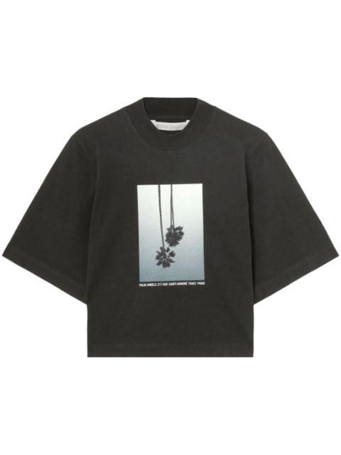 Mirage cotton T-shirt by PALM ANGELS