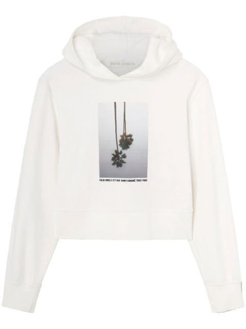 Mirage cotton hoodie by PALM ANGELS