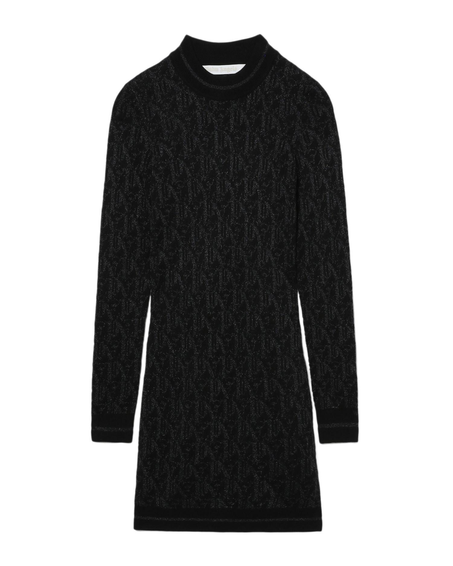 Monogram jacquard mini dress by PALM ANGELS