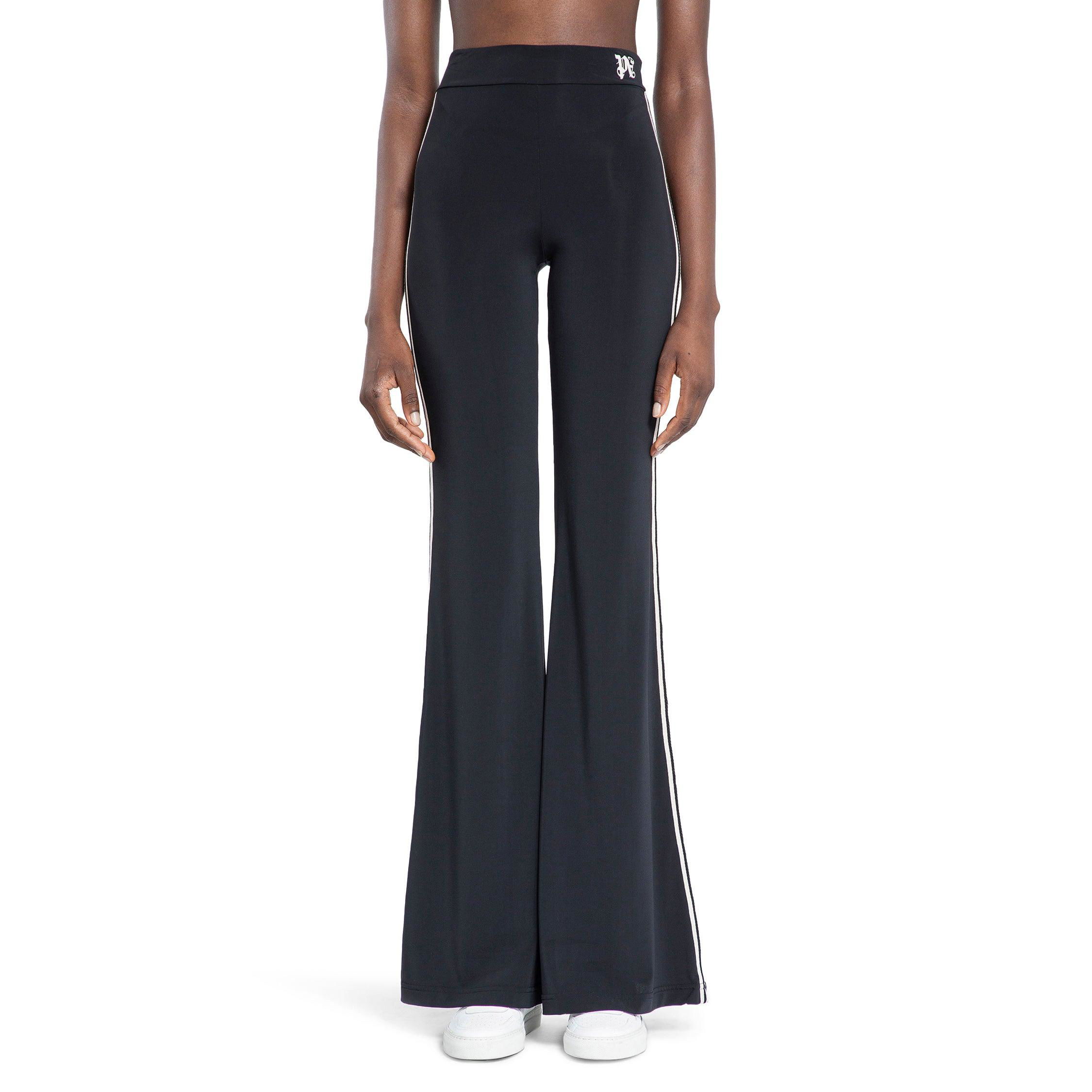 PALANGELS WOMAN BLACK TROUSERS by PALM ANGELS