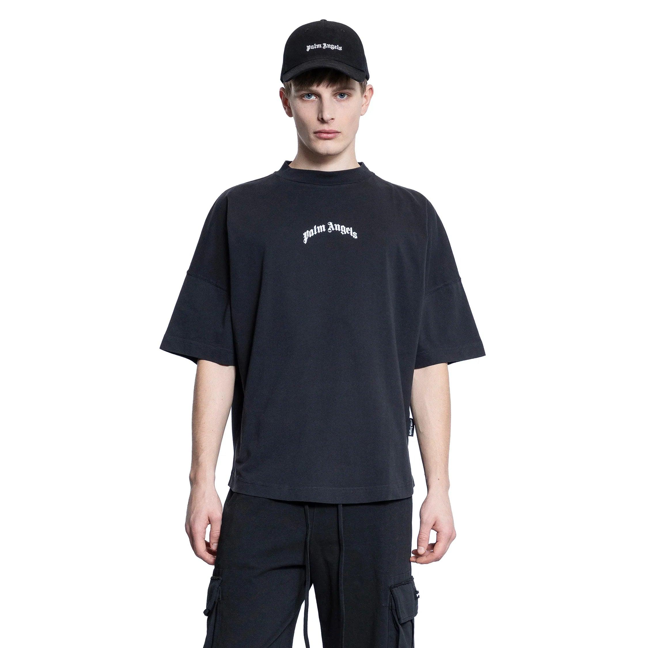 PALM ANGELS MAGLIETTE E CANOTTE NERE DA UOMO by PALM ANGELS PALM ANGELS MAGLIETTE E CANOTTE NERE DA UOMO by PALM ANGELS