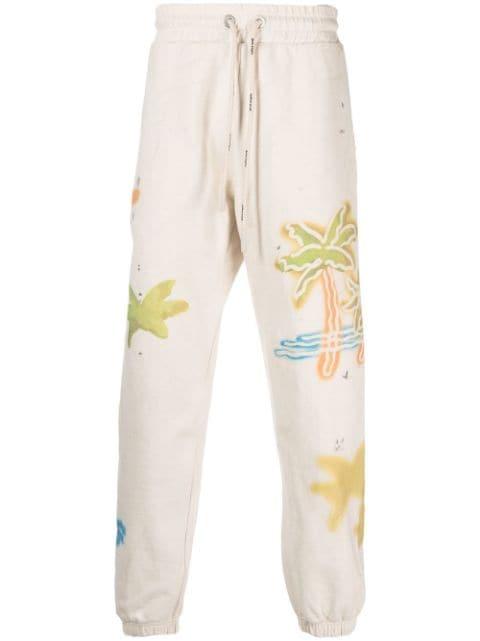 Palm Neon-print track pants by PALM ANGELS