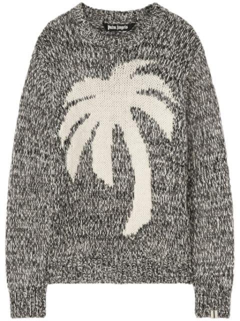 Palm mélange-effect jumper by PALM ANGELS