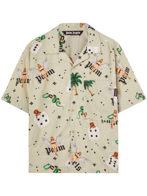 Pin Up Bowling shirt by PALM ANGELS