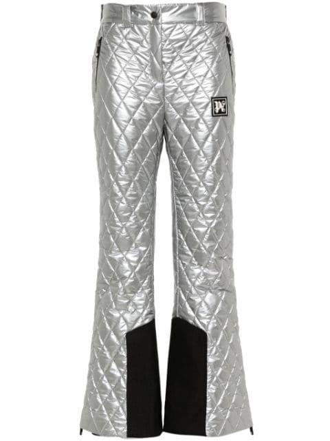 Reflective quilted ski bottoms by PALM ANGELS