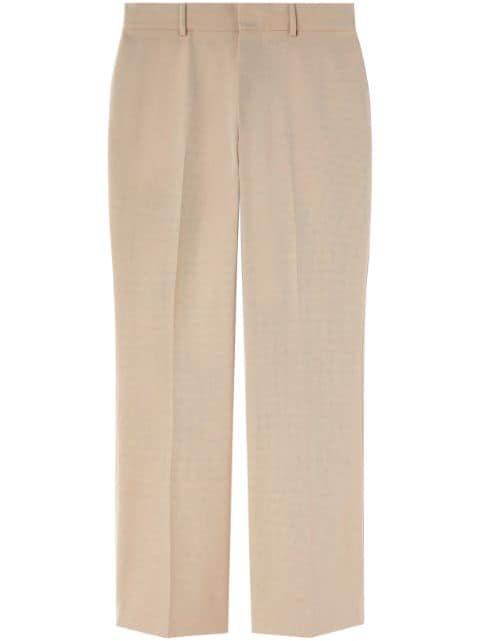 Retro Flare cotton trousers by PALM ANGELS
