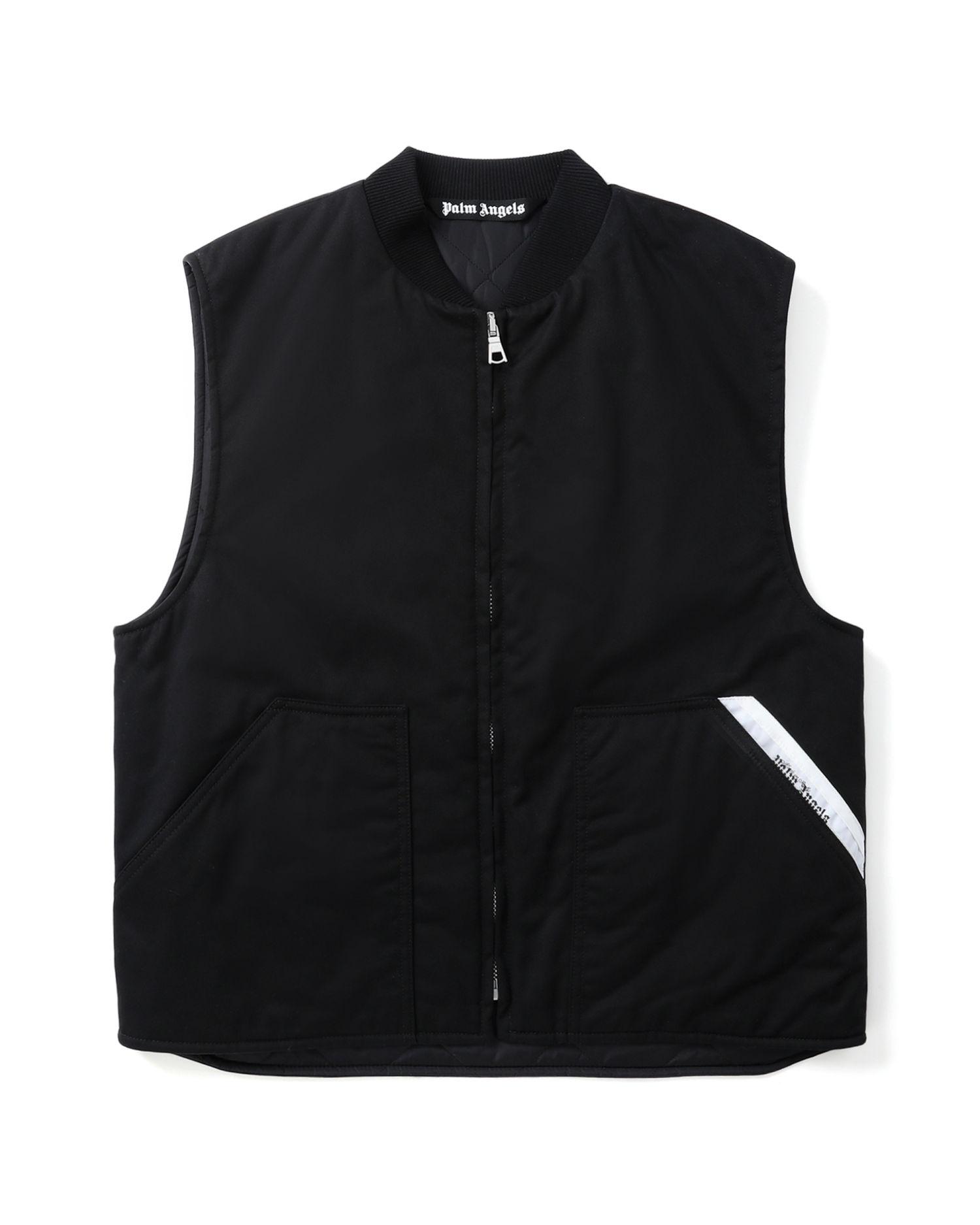 Sartorial tape work vest by PALM ANGELS