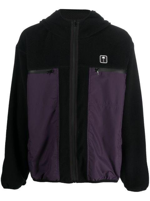 Ski Club hoodied fleece jacket by PALM ANGELS