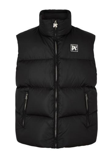 Ski quilted shell gilet by PALM ANGELS