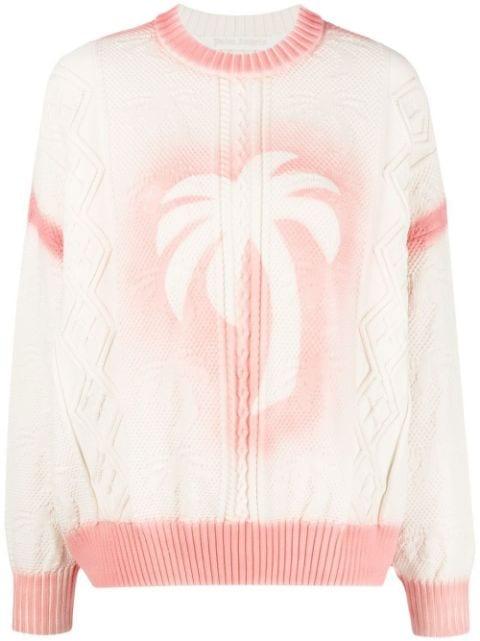 Sprayed Palm jumper by PALM ANGELS