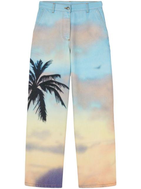 Sunrise Palm jeans by PALM ANGELS