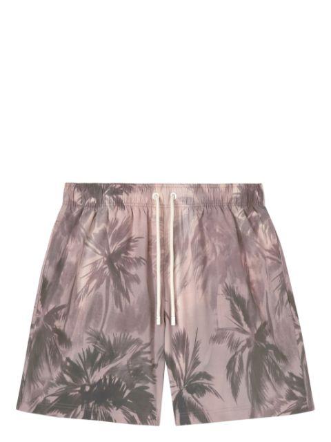 Sunset Palms swim shorts by PALM ANGELS