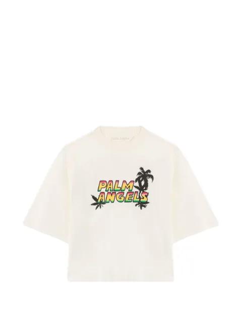Sunset graphic boxy T-shirt by PALM ANGELS