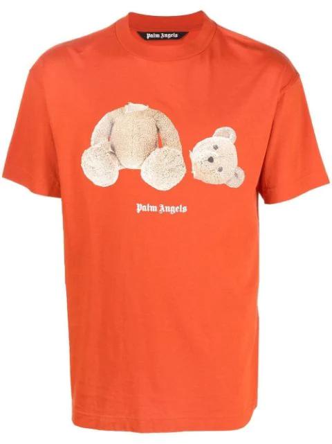 Teddy Bear print T-shirt by PALM ANGELS
