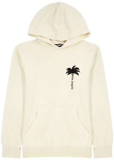 The Palm logo hoodied cotton sweatshirt by PALM ANGELS
