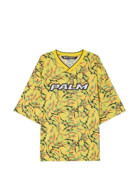 Tribal all-over pattern T-Shirt by PALM ANGELS