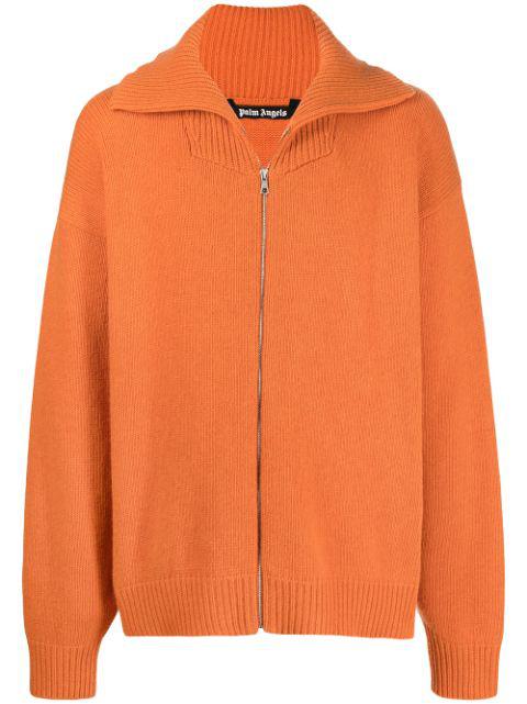 Unknown Location zipped cardigan by PALM ANGELS