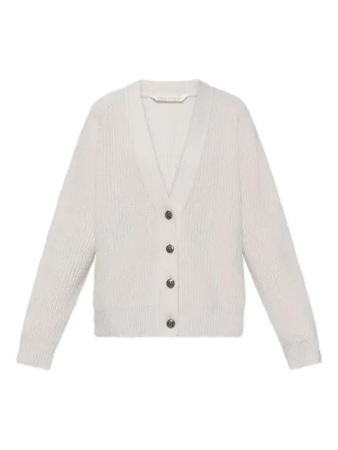 V-neck buttoned cardigan by PALM ANGELS