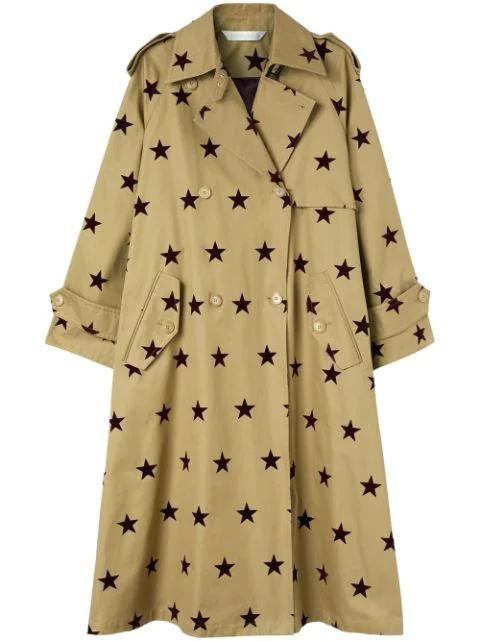 We Are Stars trench coat by PALM ANGELS