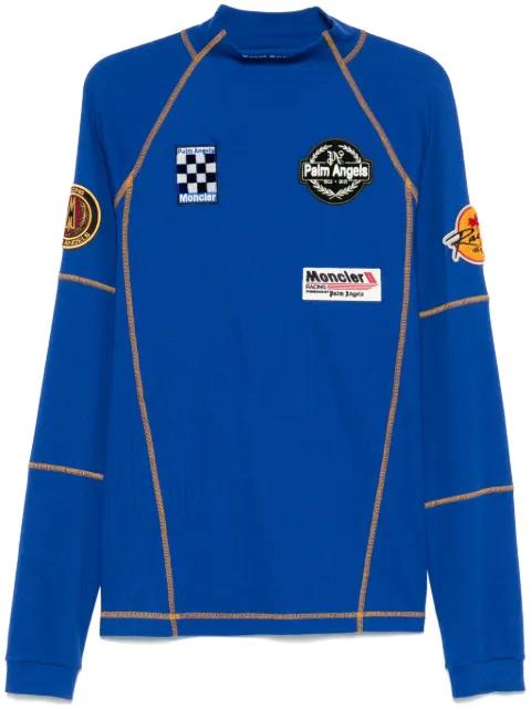 patch-detail T-shirt by PALM ANGELS X MONCLER