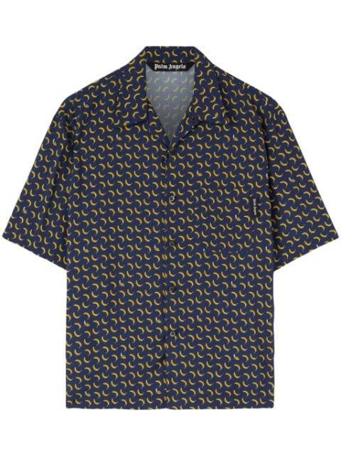 banana-print shirt by PALM ANGELS