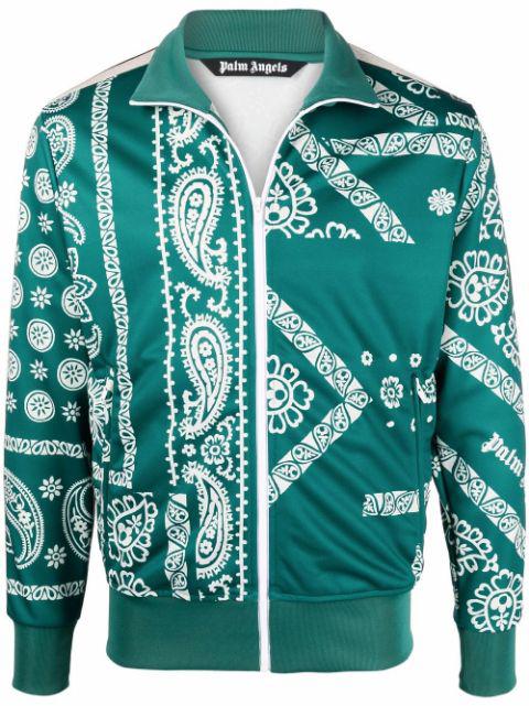 bandana-print track jacket by PALM ANGELS