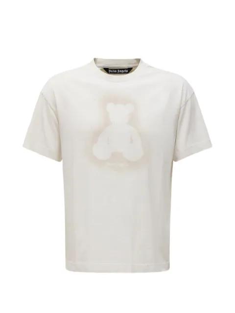 bear-print T-shirt by PALM ANGELS