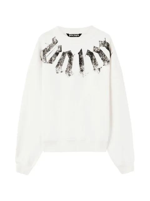 big neck logo sweatshirt by PALM ANGELS