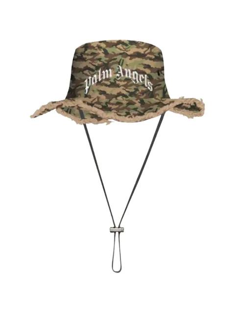 camouflage-pattern hat by PALM ANGELS