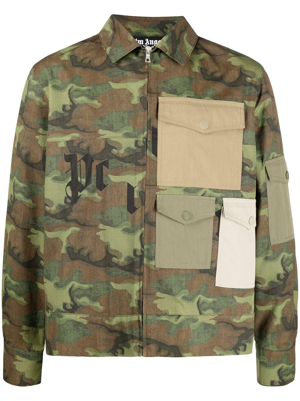 camouflage print pocket shirt by PALM ANGELS