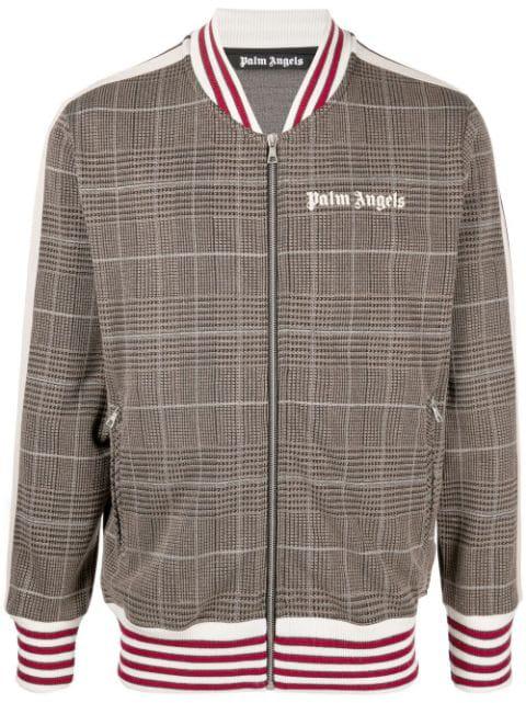 checked bomber jacket by PALM ANGELS