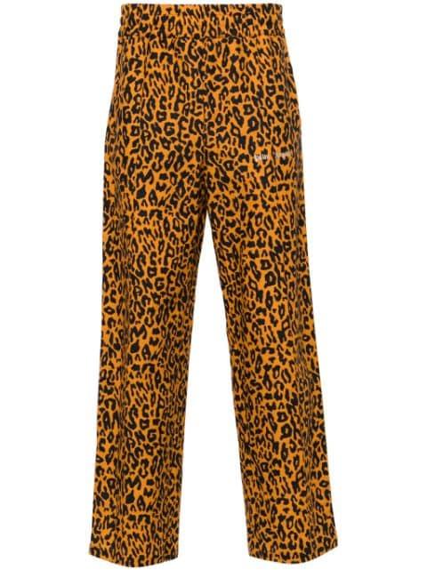 cheetah-print track pants by PALM ANGELS