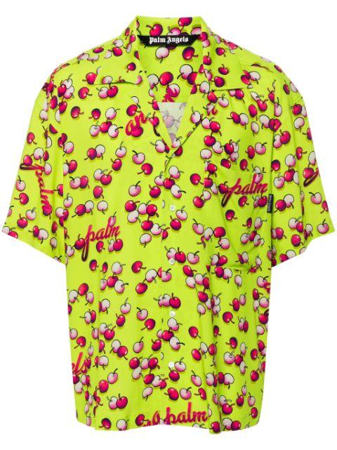 cherry-print shirt by PALM ANGELS