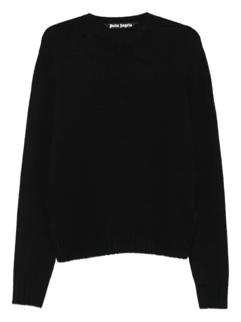 crew-neck knit sweater by PALM ANGELS