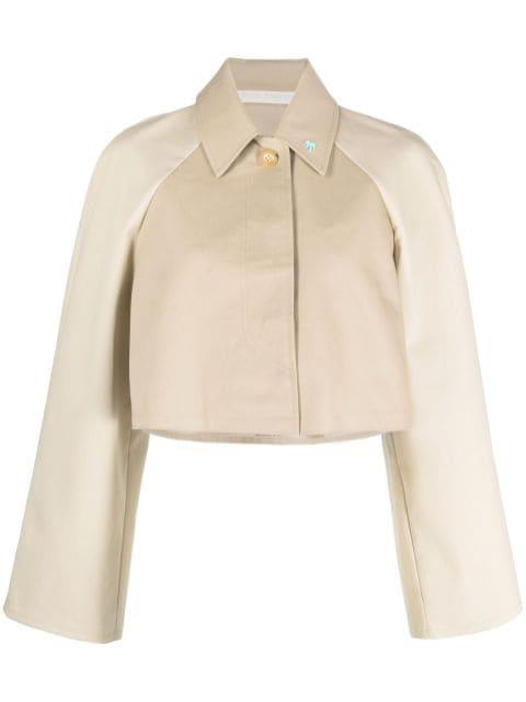cropped trench coat by PALM ANGELS