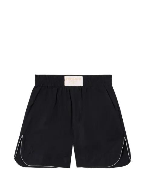 curved logo shorts by PALM ANGELS
