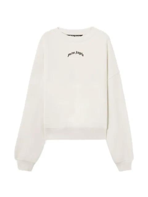 curved-logo sweatshirt by PALM ANGELS