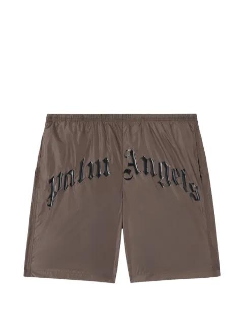 curved-logo swim shorts by PALM ANGELS