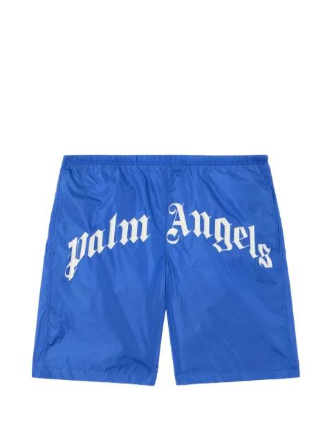 curved logo swimshorts by PALM ANGELS