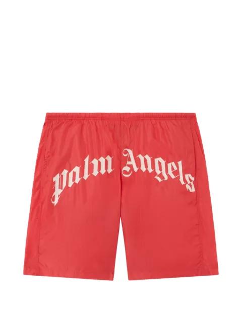 curved logo swimshorts by PALM ANGELS