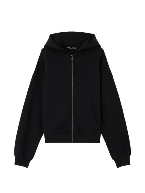 curved logo zip hoodie by PALM ANGELS